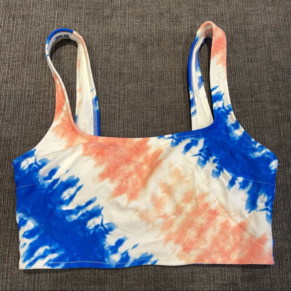 Aerie tie dye bikini top
